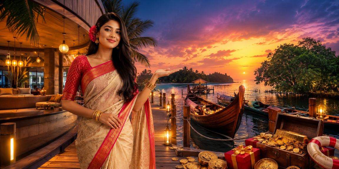 A player from the Sundarbans region receiving a cashback bonus on Pohela Boishakh